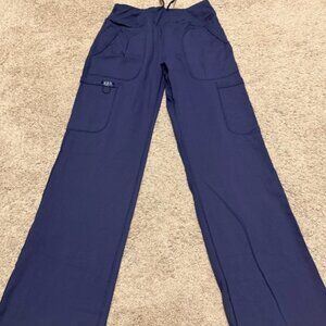 4-way Stretch Navy Blue Straight Leg Scrub Pant
